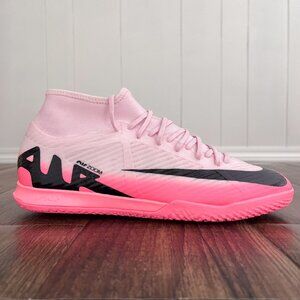 Nike Zoom Mercurial Superfly 9 Academy IC Soccer Shoe High Top Mens Size 10 Pink